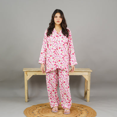 LOVE NOTE SUMMER LINEN PJS