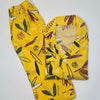 YELLOW LEAFY KIDS PJS